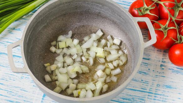 ШАГ 3. томатный суп пюре классический