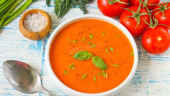 ШАГ 8. томатный суп пюре классический