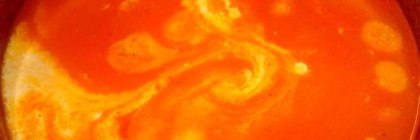 Томатный суп-пюре с макарошками