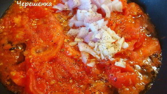 ШАГ 4. томатный суп-пюре с макарошками