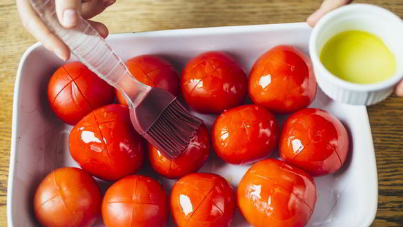 ШАГ 3. томатный суп-пюре с розмарином