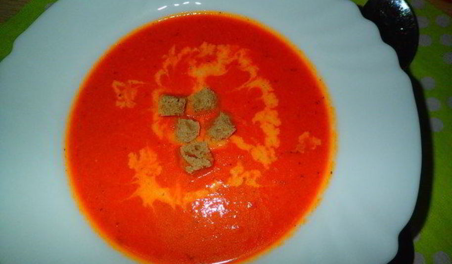Рецепт томатный суп-пюре