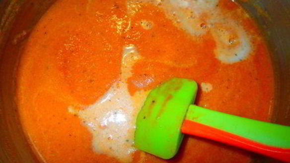 ШАГ 7. томатный суп-пюре