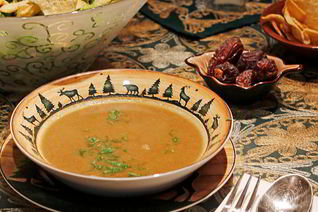 Турецкий суп-пюре из чечевицы