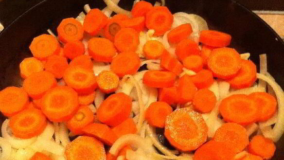 ШАГ 2. тыквенный суп-пюре с беконом