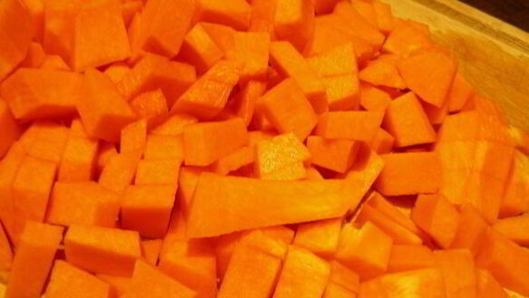 ШАГ 2. тыквенный суп-пюре с имбирным кремом