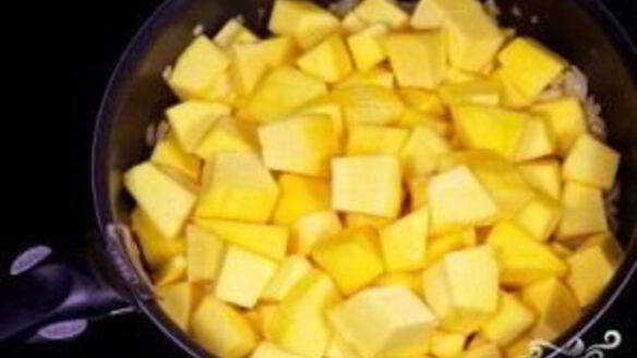 ШАГ 3. тыквенный суп-пюре с рисом