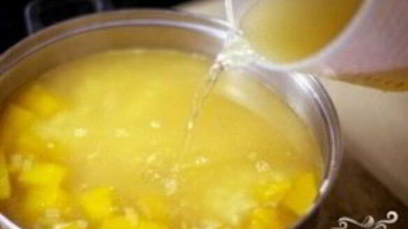 ШАГ 7. тыквенный суп-пюре с рисом