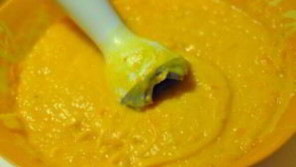 ШАГ 3. вегетарианский тыквенный суп-пюре