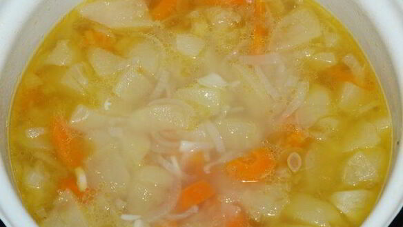 ШАГ 5. яблочно-морковный суп-пюре