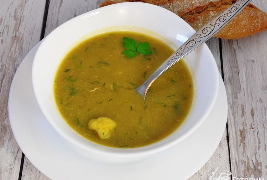 Суп с чечевицей и цветной капустой