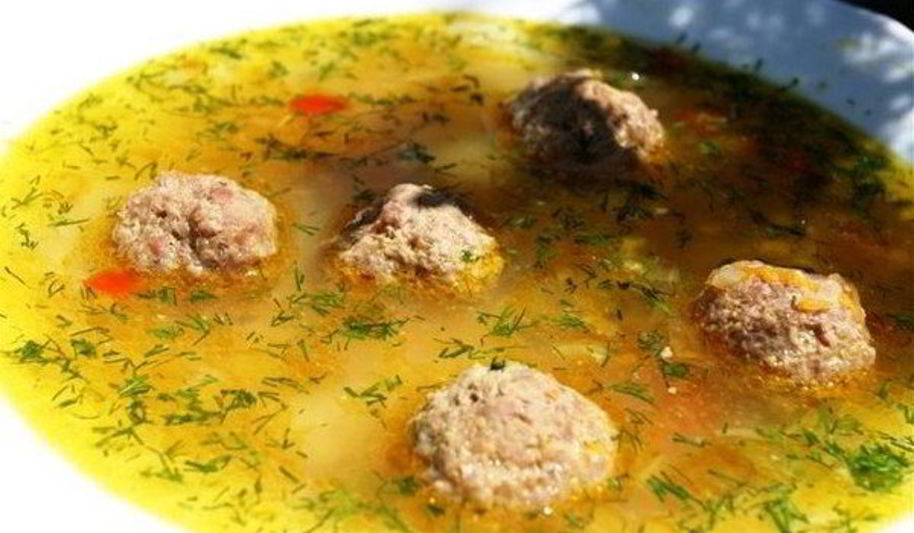Рецепт суп с картофелем и мясными фрикадельками