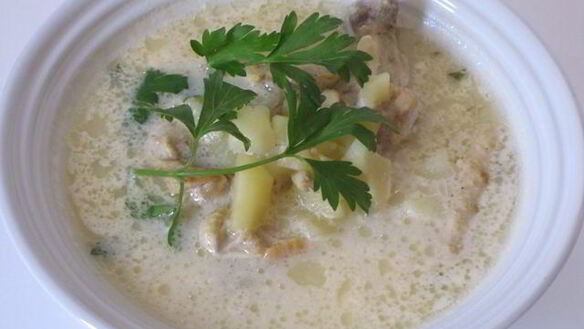 ШАГ 5. суп с курицей