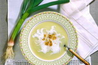 Суп с молодым чесноком