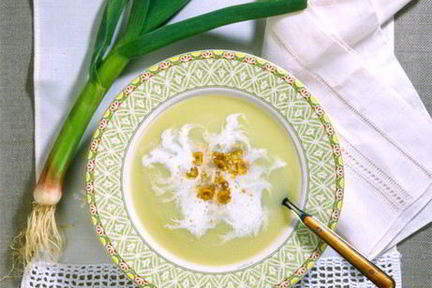 Суп с молодым чесноком