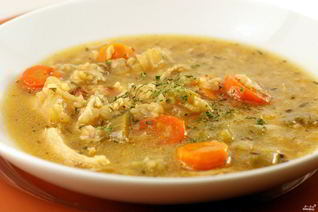 Суп с рисом в мультиварке