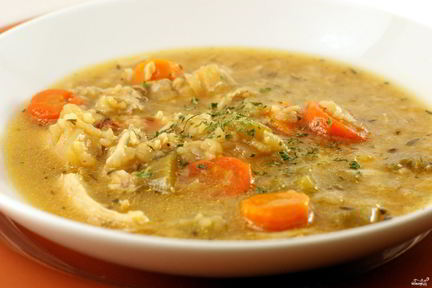 Суп с рисом в мультиварке