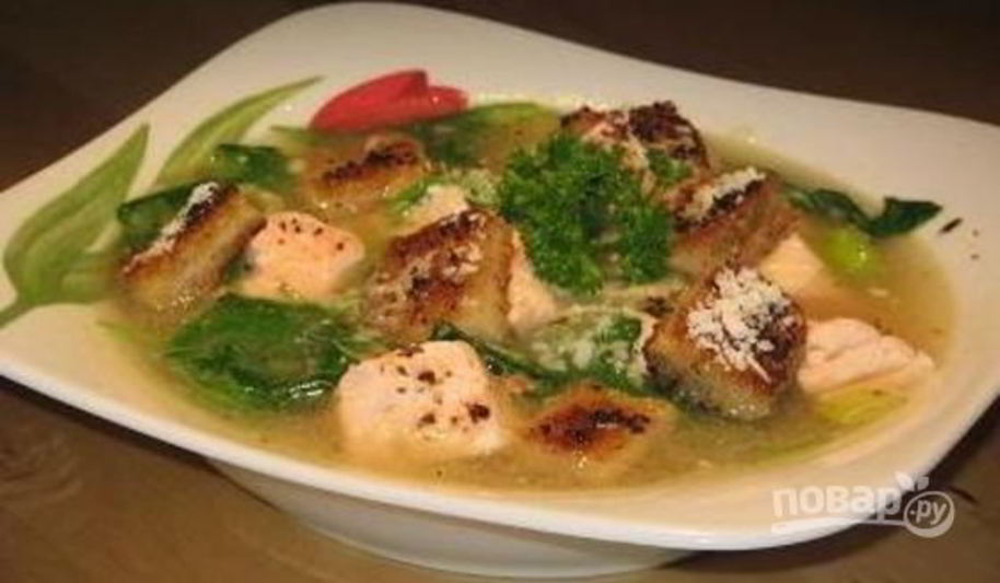 Рецепт суп с семгой