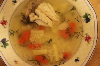 Суп с треской