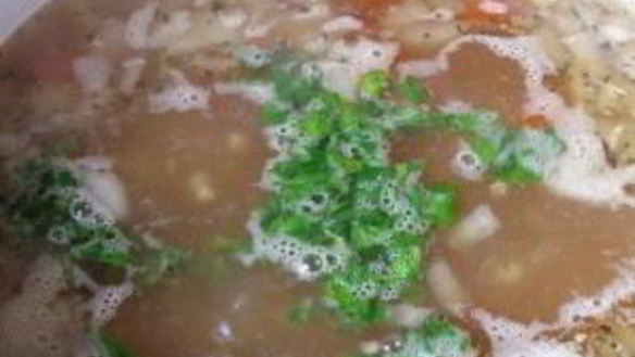 ШАГ 6. суп со свининой и гречкой