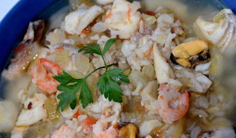 Рецепт суп-уха с рыбой и морепродуктами