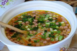 Супчик Пролетарский с колбаской