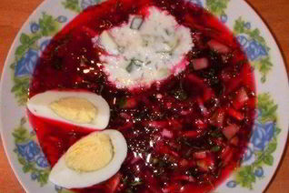 Холодный свекольник