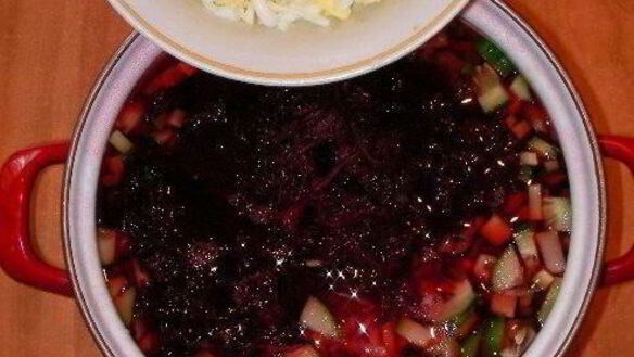 ШАГ 10. холодный свекольник