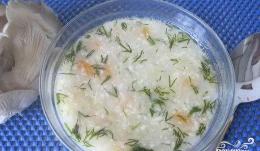 Рецепт сырный суп с грибами
