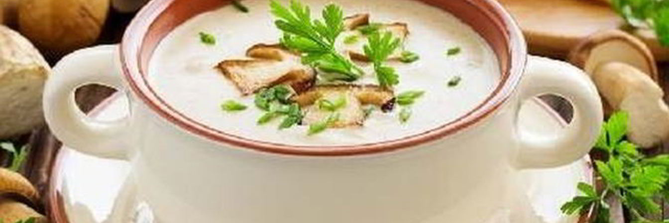 Сырный суп с шампиньонами