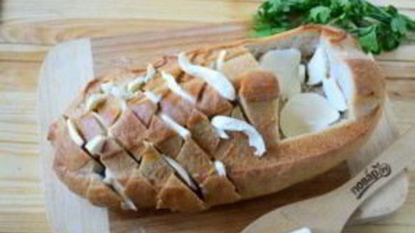 ШАГ 4. томатный суп в хлебе ежик