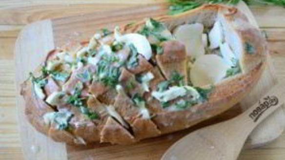 ШАГ 5. томатный суп в хлебе ежик