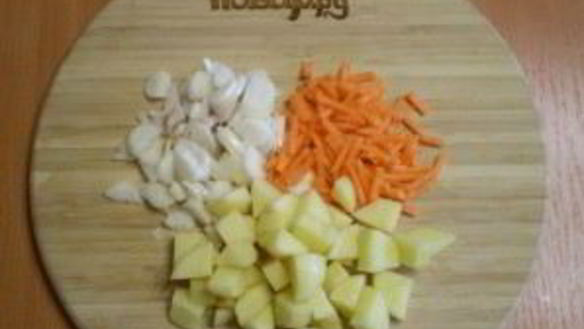 ШАГ 3. яичный суп с курицей