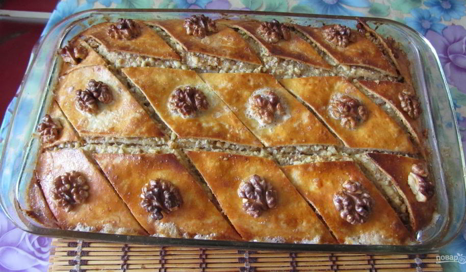 Рецепт азербайджанской пахлавы