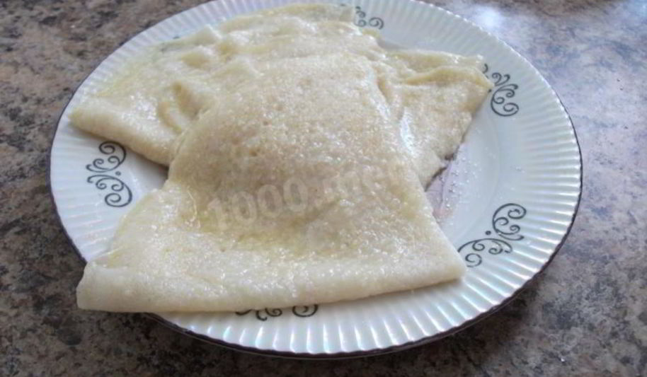 Рецепт белых блинов