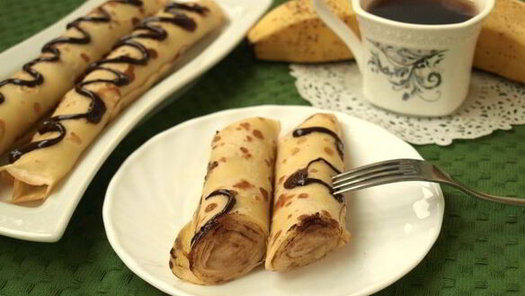 ШАГ 7. блинчики фаршированные бананом