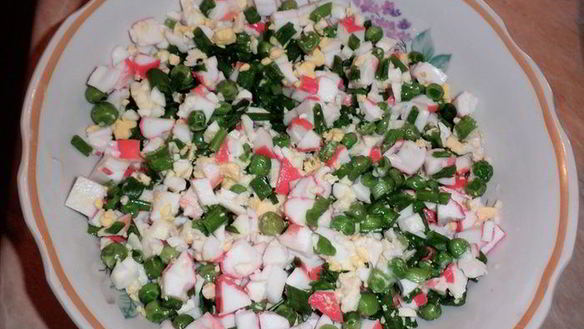 ШАГ 3. блинчики карри с крабовым мясом