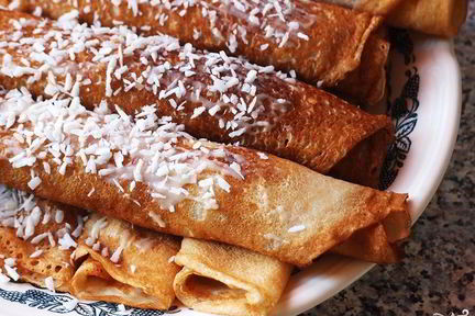 Блинчики на кокосовом молоке