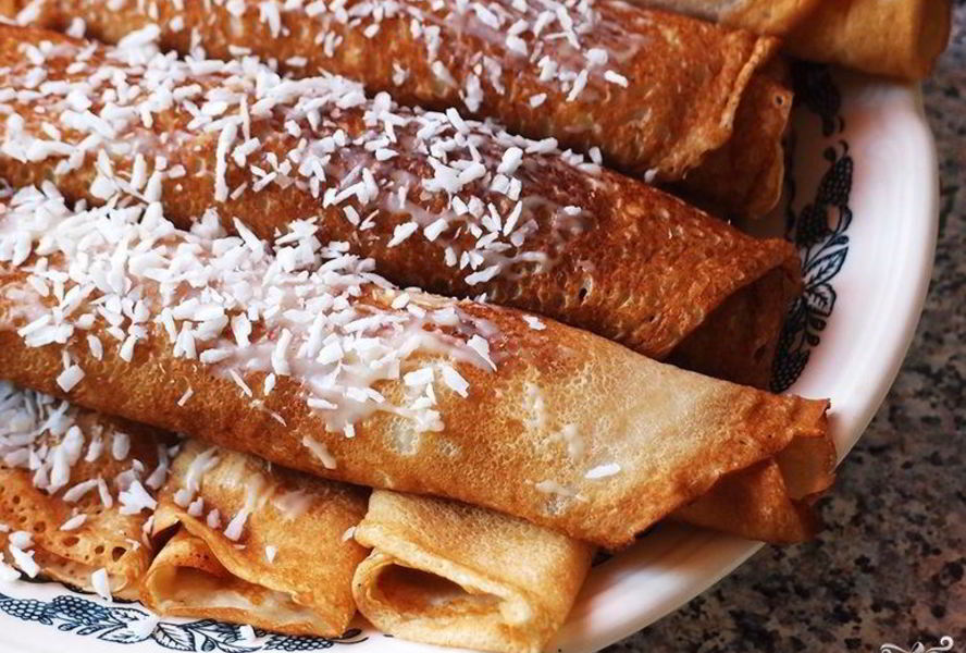 Блинчики на кокосовом молоке