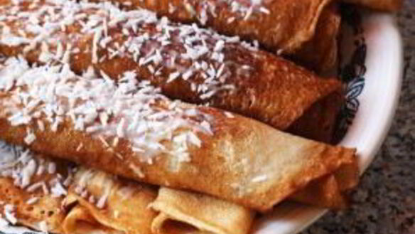 ШАГ 6. блинчики на кокосовом молоке