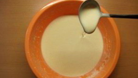 ШАГ 2. блинчики на сыворотке тонкие