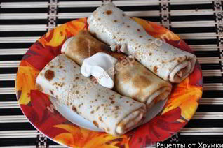 Блинчики с бананами