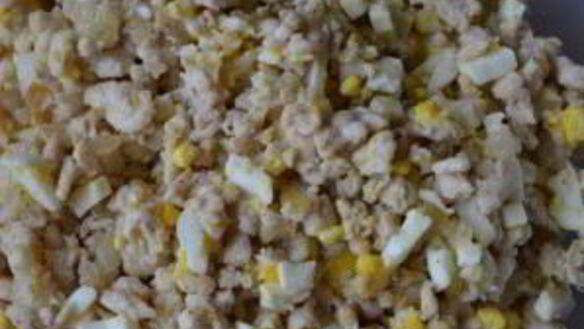 ШАГ 4. блинчики с фаршем и яйцом