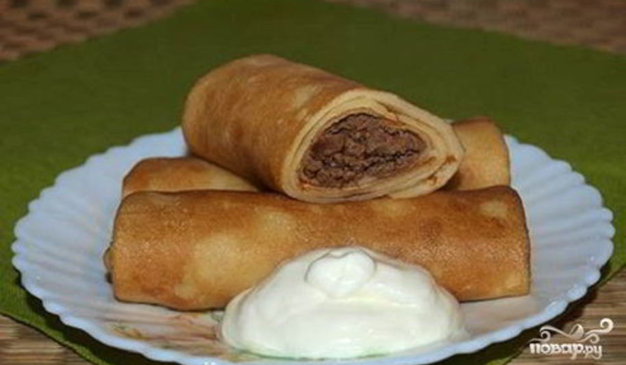 Рецепт блинчики с ливером