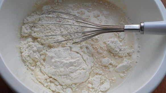 ШАГ 2. блинчики с мясом и рисом