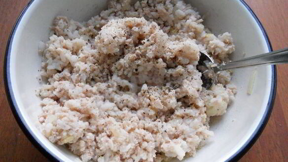 ШАГ 5. блинчики с мясом и рисом