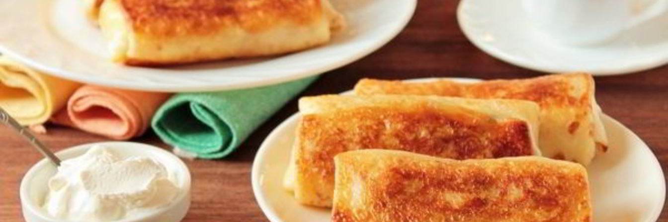 Блинчики с рисом и яйцом