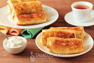 Блинчики с рисом и яйцом