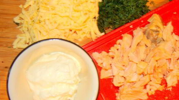 ШАГ 3. блинчики с семгой на закуску