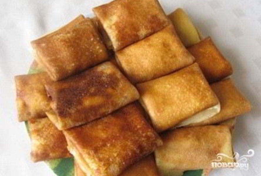 Блинчики с творожной массой